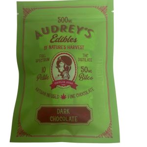 Audrey’s 500mg Dark Chocolate Leafs