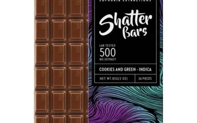 Euphoria Extractions – 500mg THC Shatter Bars