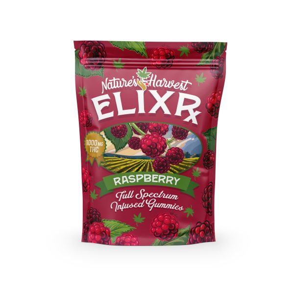 Nature's Harvest Elixr 1000mg Gummies