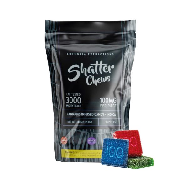 EUPHORIA EXTRACTIONS - 3000MG THC SHATTER CHEWS