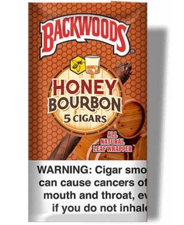 Honey Bourbon Backwoods Cigars - 5 Pack